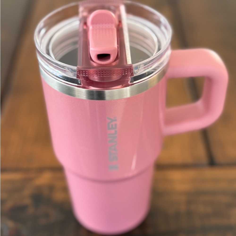 Stanley Pink Insulated Travel Mug with Handle